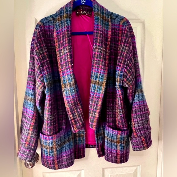 Vintage ESCADA open Cardigan Coat Size 38 - Picture 5 of 7